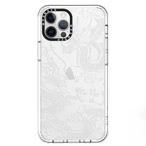 ✨ White Dragon iPhone 14 Pro Case - T580 🐉